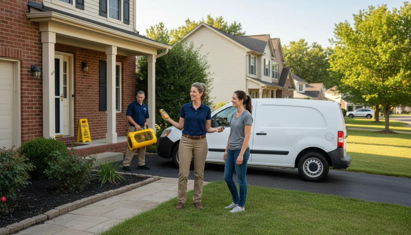 Water restoration image for Dehumidification And Cleanup Services in Ryan, IA